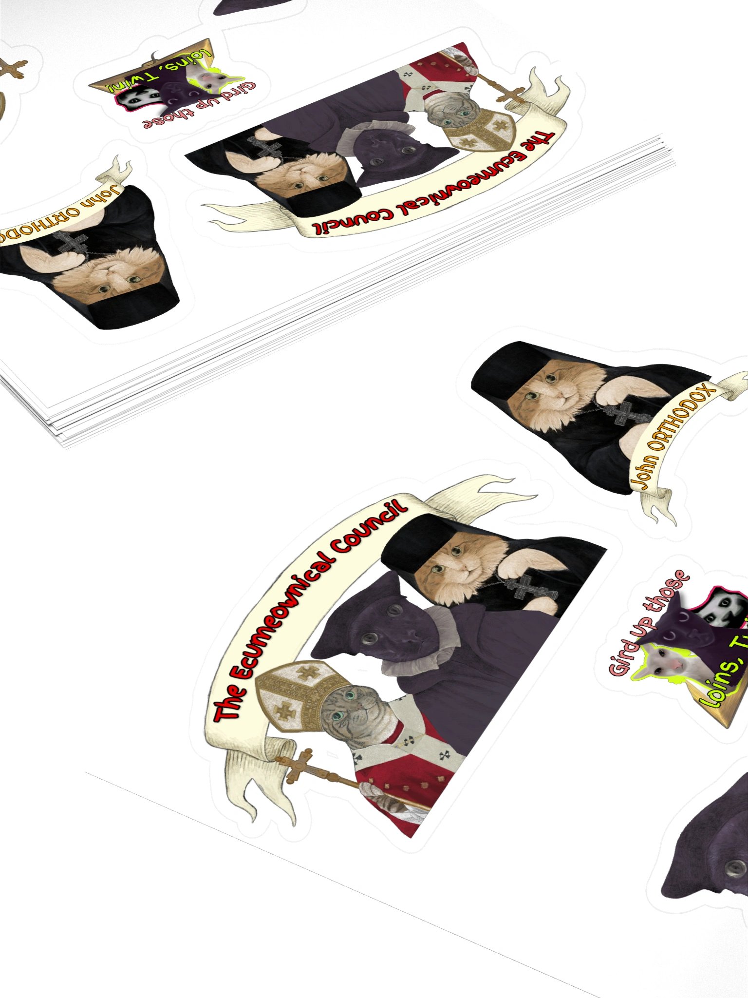 The Ecumeownical sticker set! product image (4)