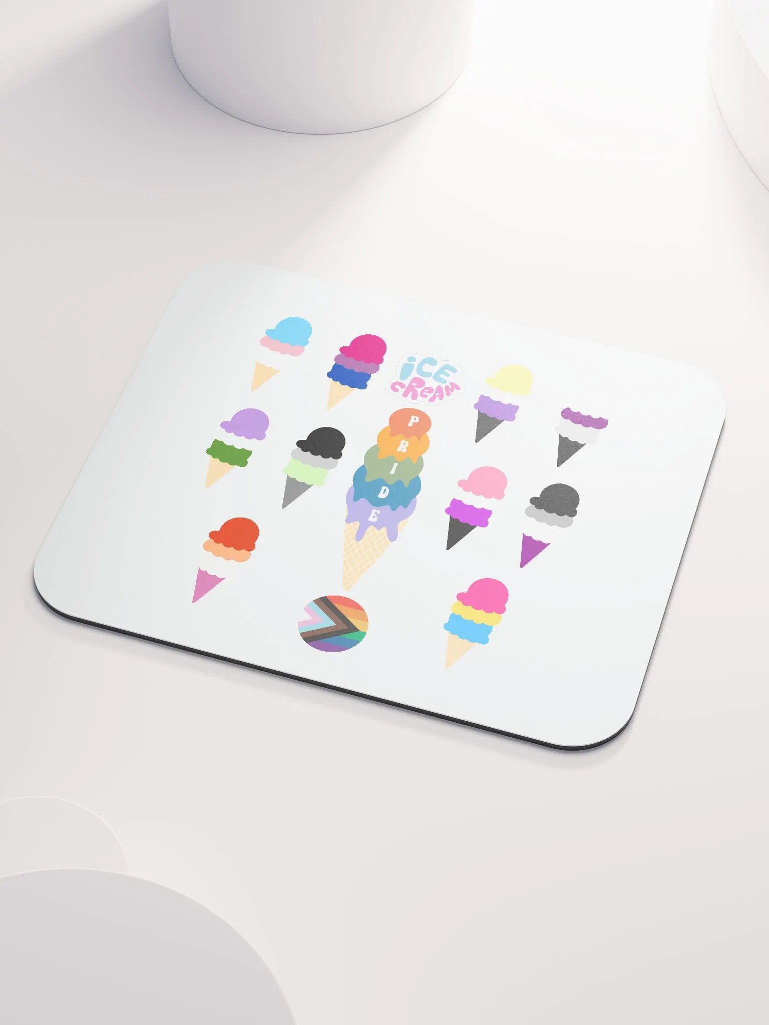 Pride Ice Cream Mouse Pad product image (3)