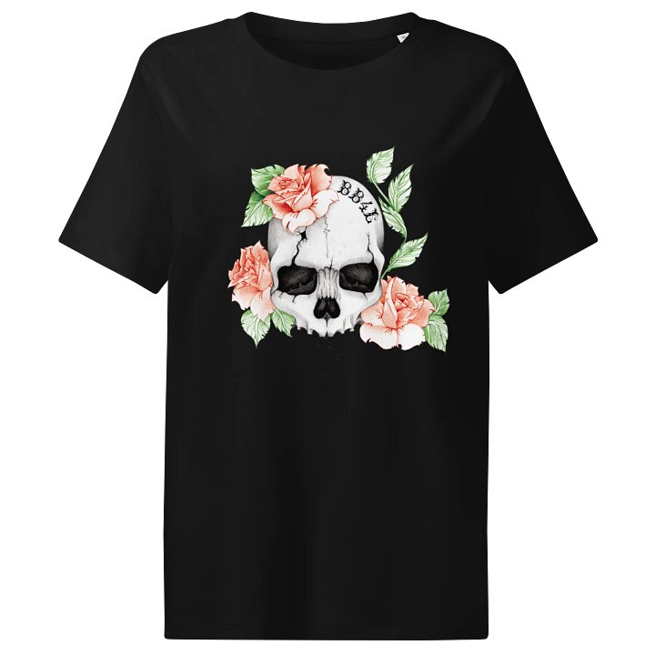 Bourbon Babes Skull & Roses Women's T-Shirt product image (1)