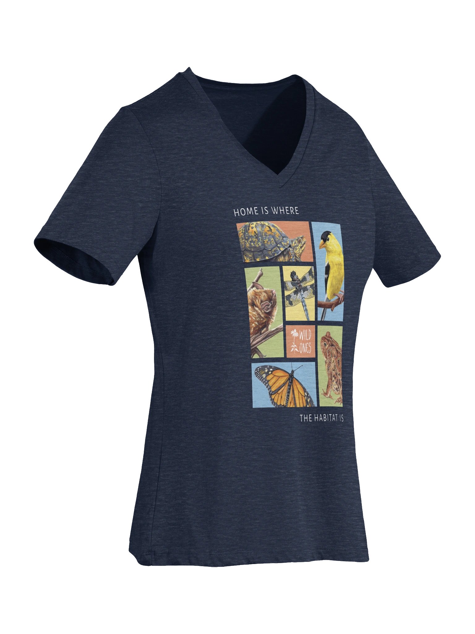 Home is Where the Habitat is (Women's Relaxed V-Neck Tee) product image (7)