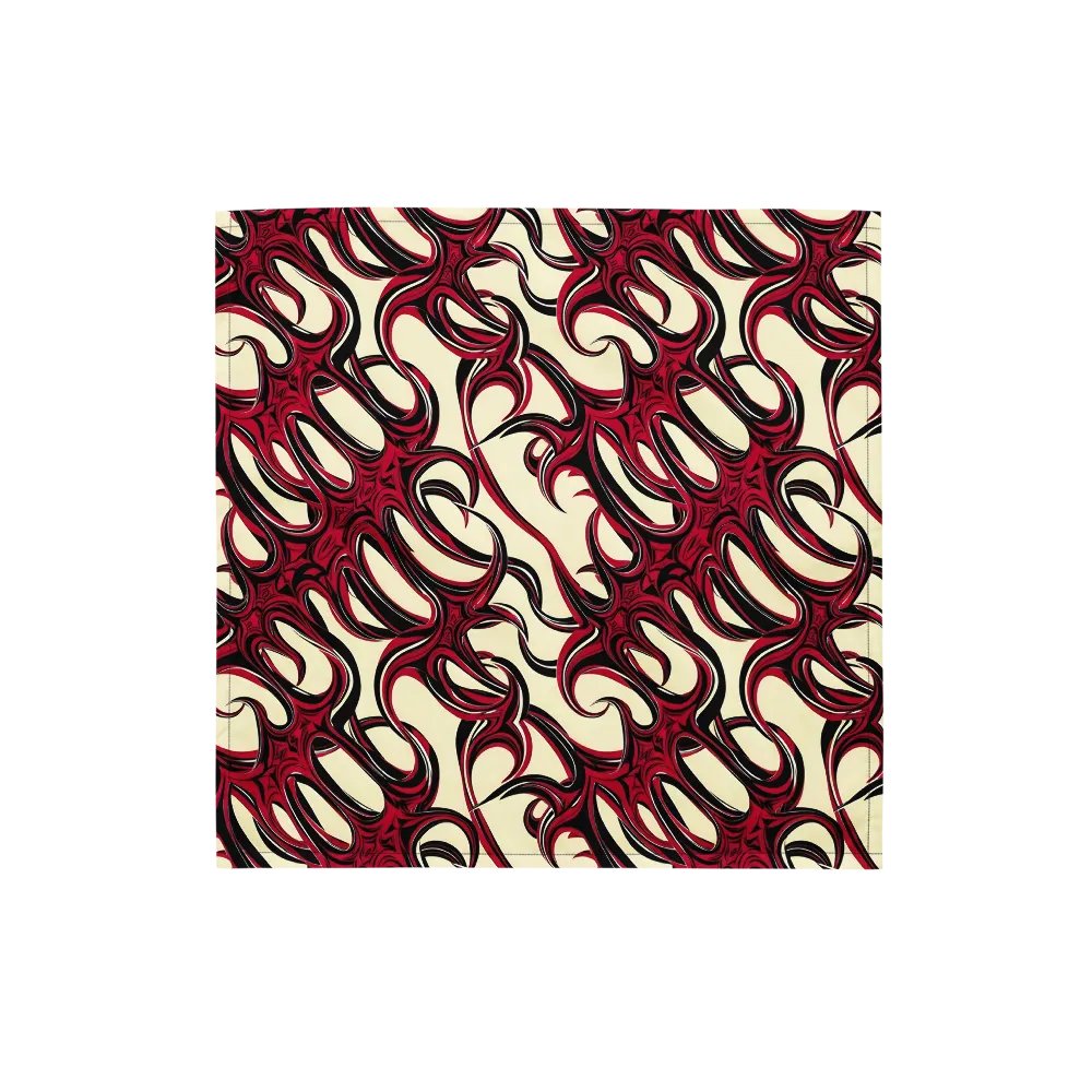 Crimson Red Barbwire Bandana product image (6)