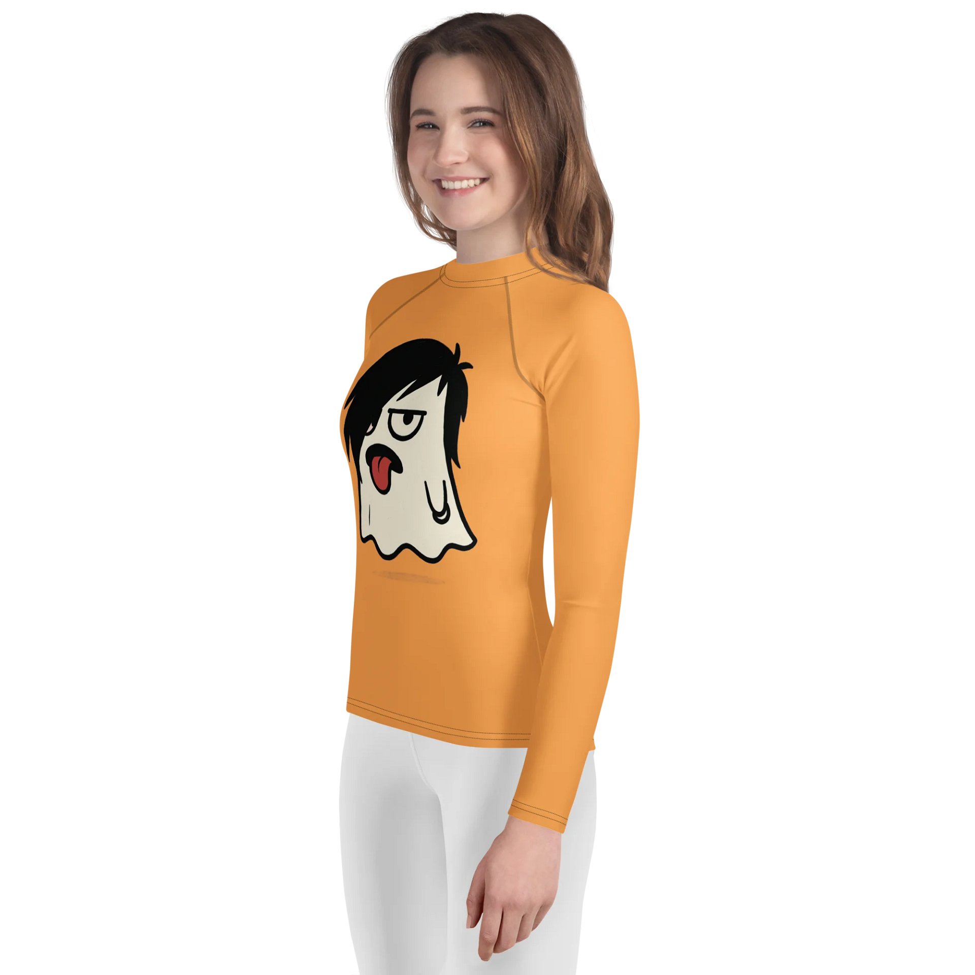 Emo Boo Youth Rash Guard product image (3)