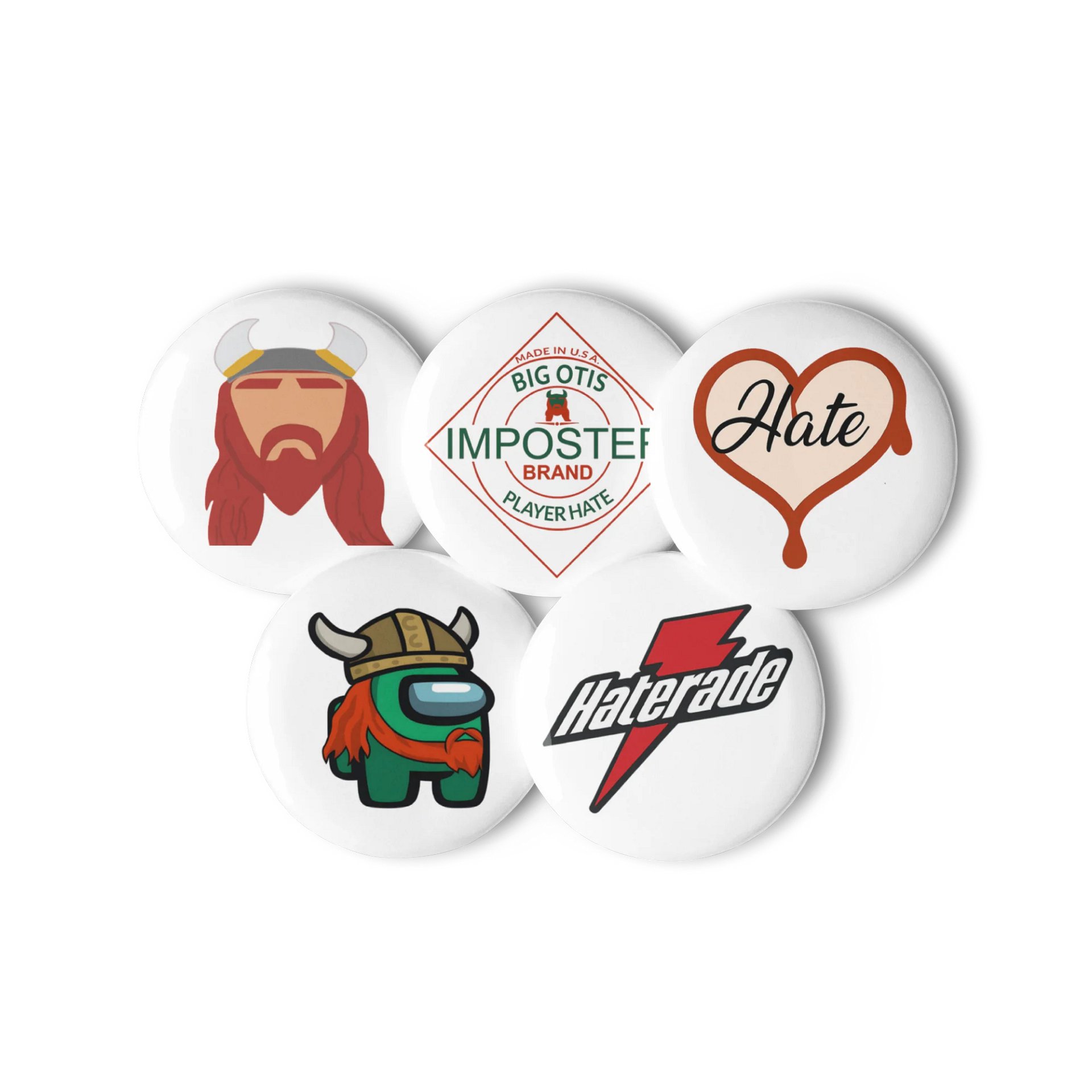 BigOtisImposter Emote Pin Set product image (2)
