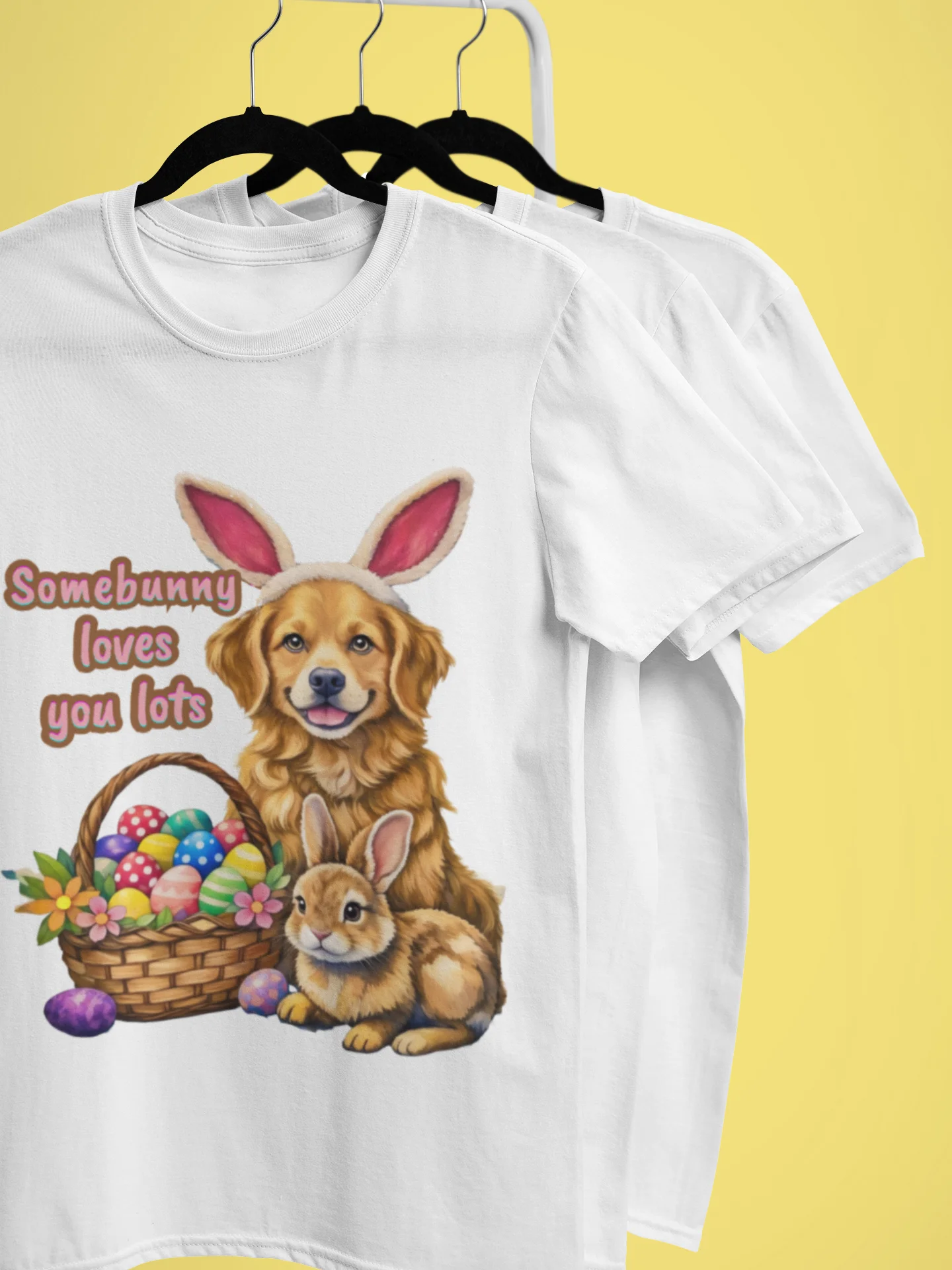 Somebunny Loves You Lots Toddler Easter Shirt product image (8)