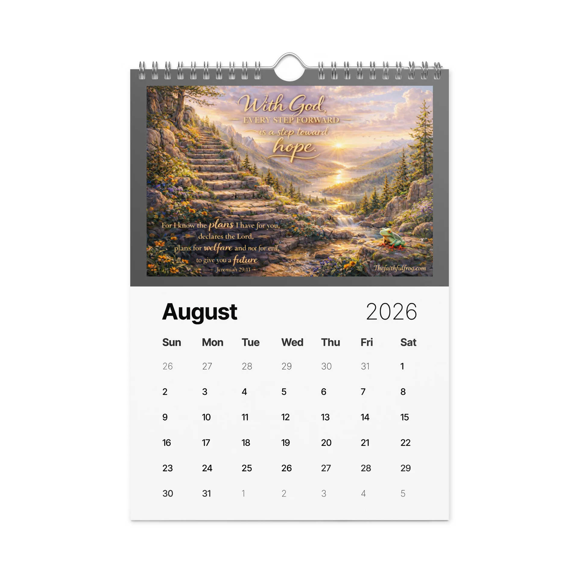 Heaven's Artwork 2026 Wall Calendar product image (9)