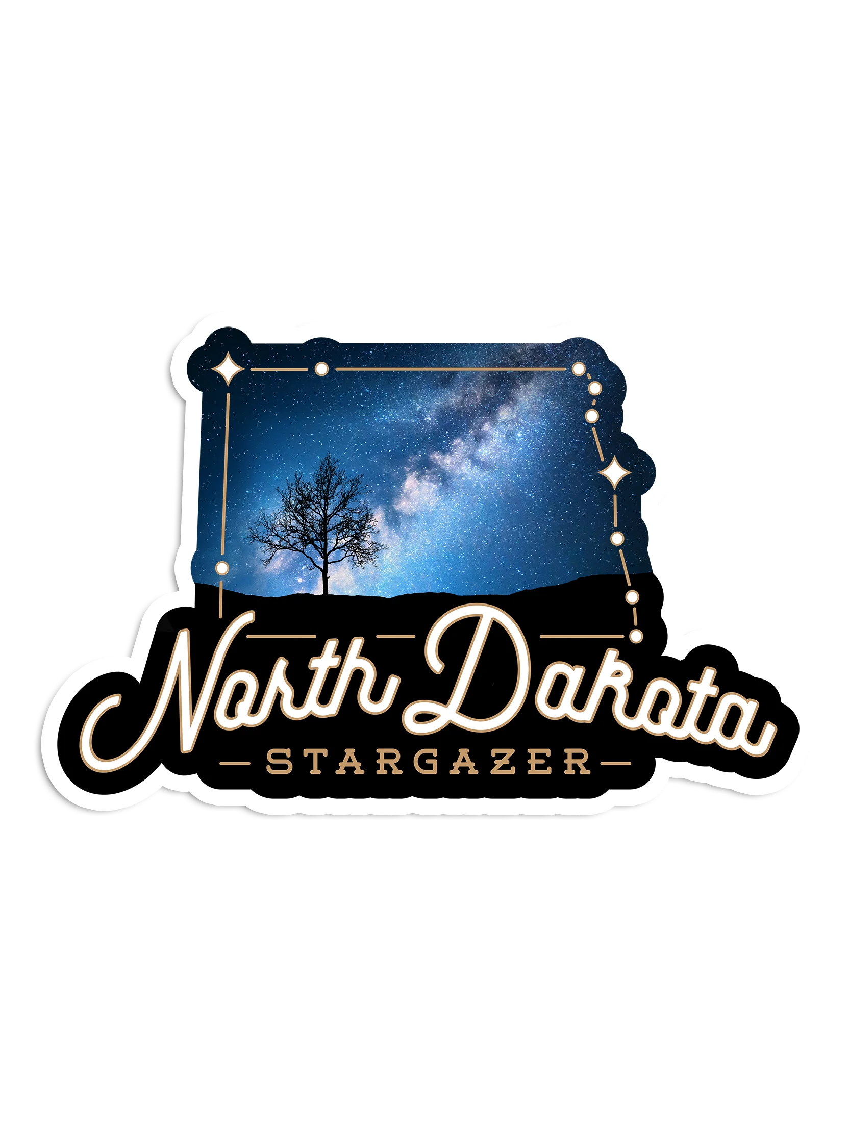 Stargazer ✧ North Dakota Sticker product image (1)
