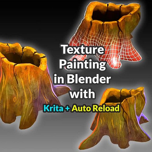 How to use the Auto Reload extension in Blender. #Blender #b3d #Blender3D #blenderart #stylizedart #handpaintedtextures #styl...