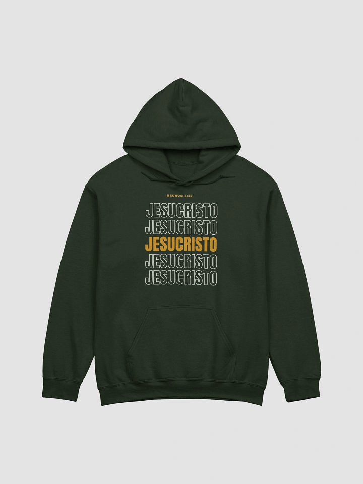 Sudadera Unisex Con Capucha | Hechos 4:12 Jesucristo product image (1)