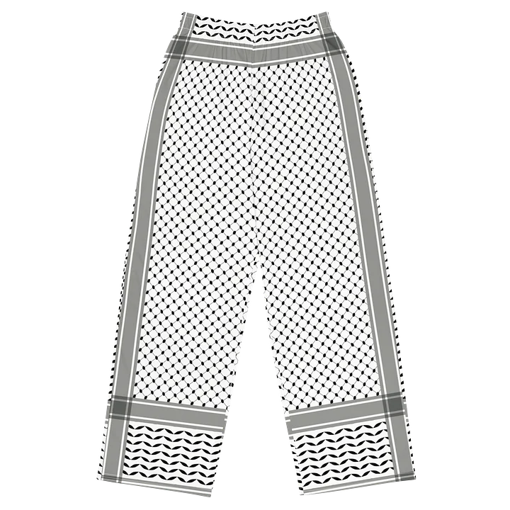 Keffiyeh Wide Leg Unisex Pants product image (1)