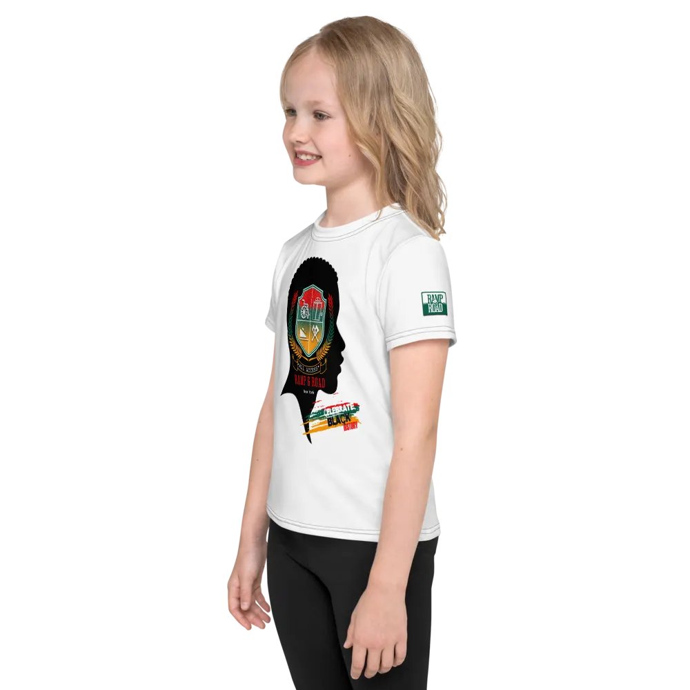 Celebrate Black History Emblem Kids T-Shirt product image (3)