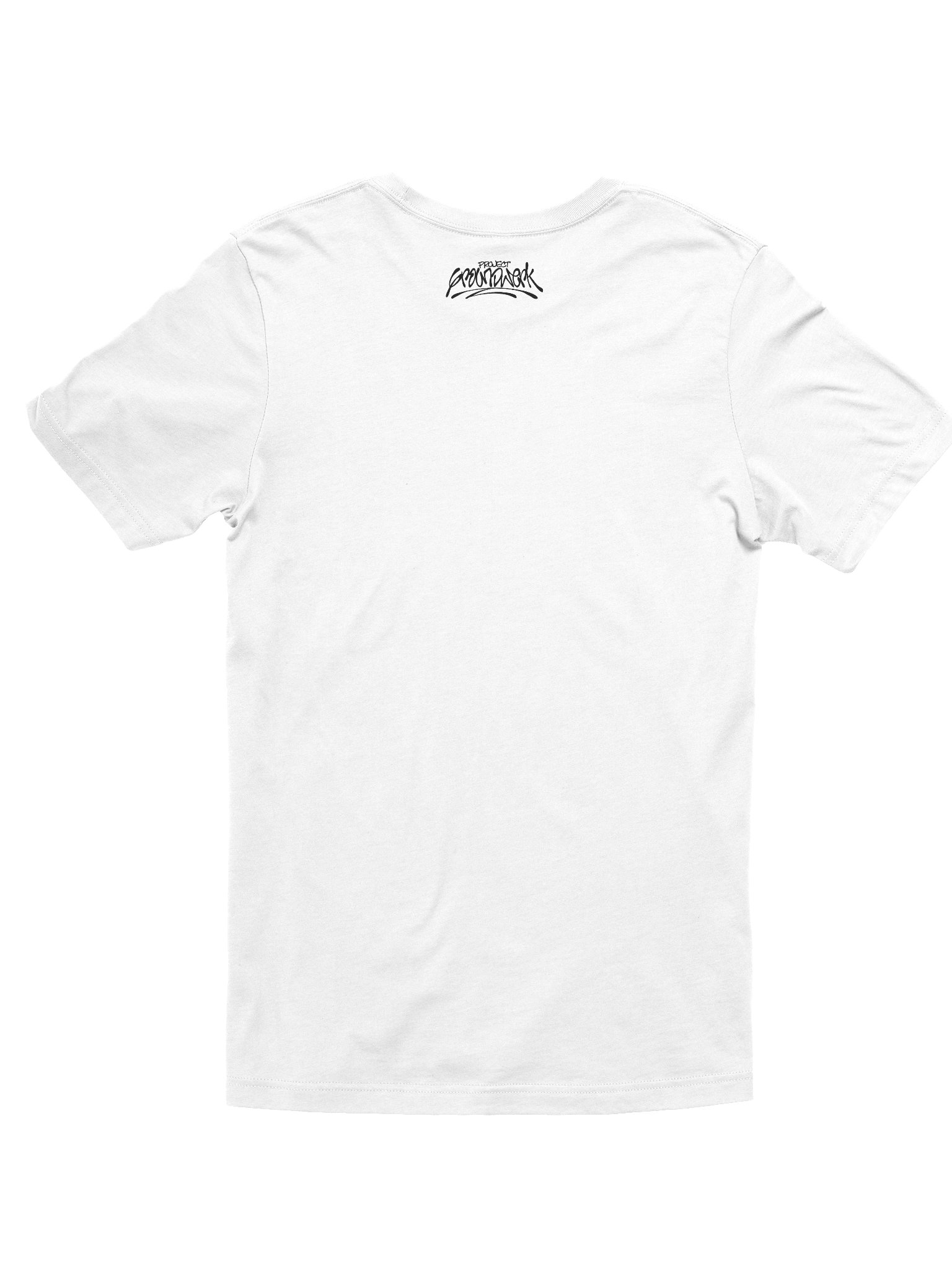 Project Groundwerk Basic Logo Adult Unisex White T-Shirt product image (2)