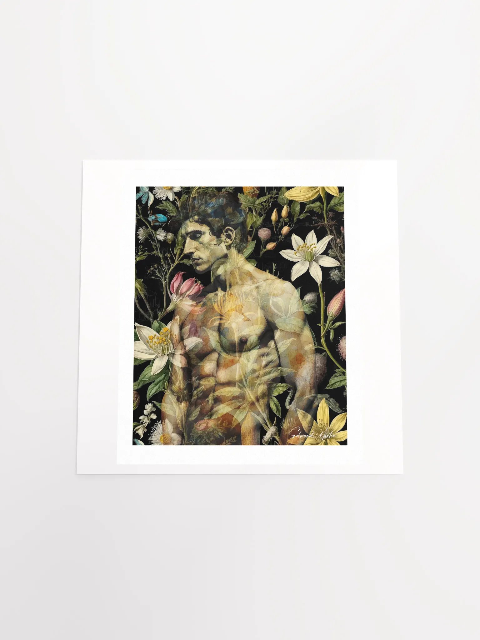 'West of Eden' by Edward Martin : Floral Fusion Matte Poster product image (5)