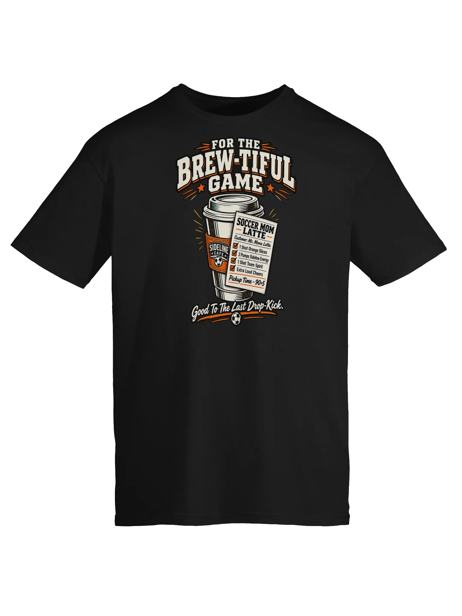 The BREW-tiful Game Soccer Coffee Tee product image (5)