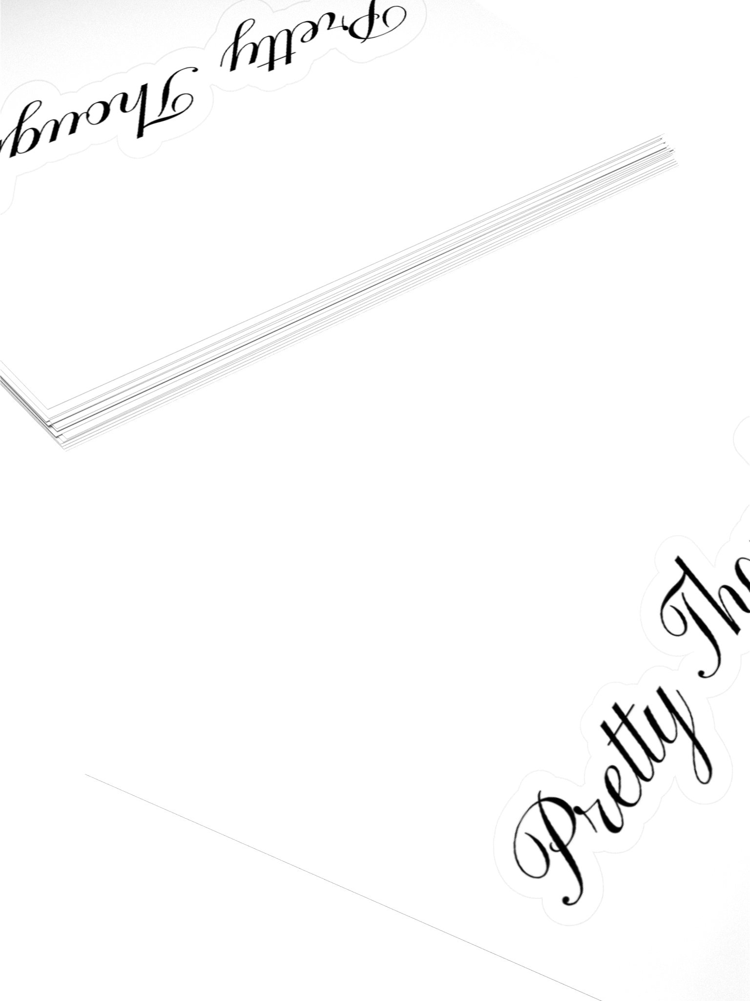 Pretty Thoughts Sticker product image (4)