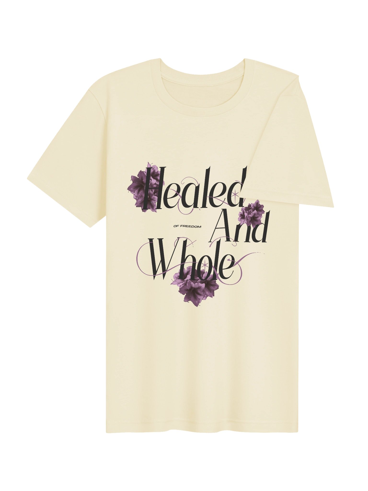 Logo shirt w/ flowers product image (4)