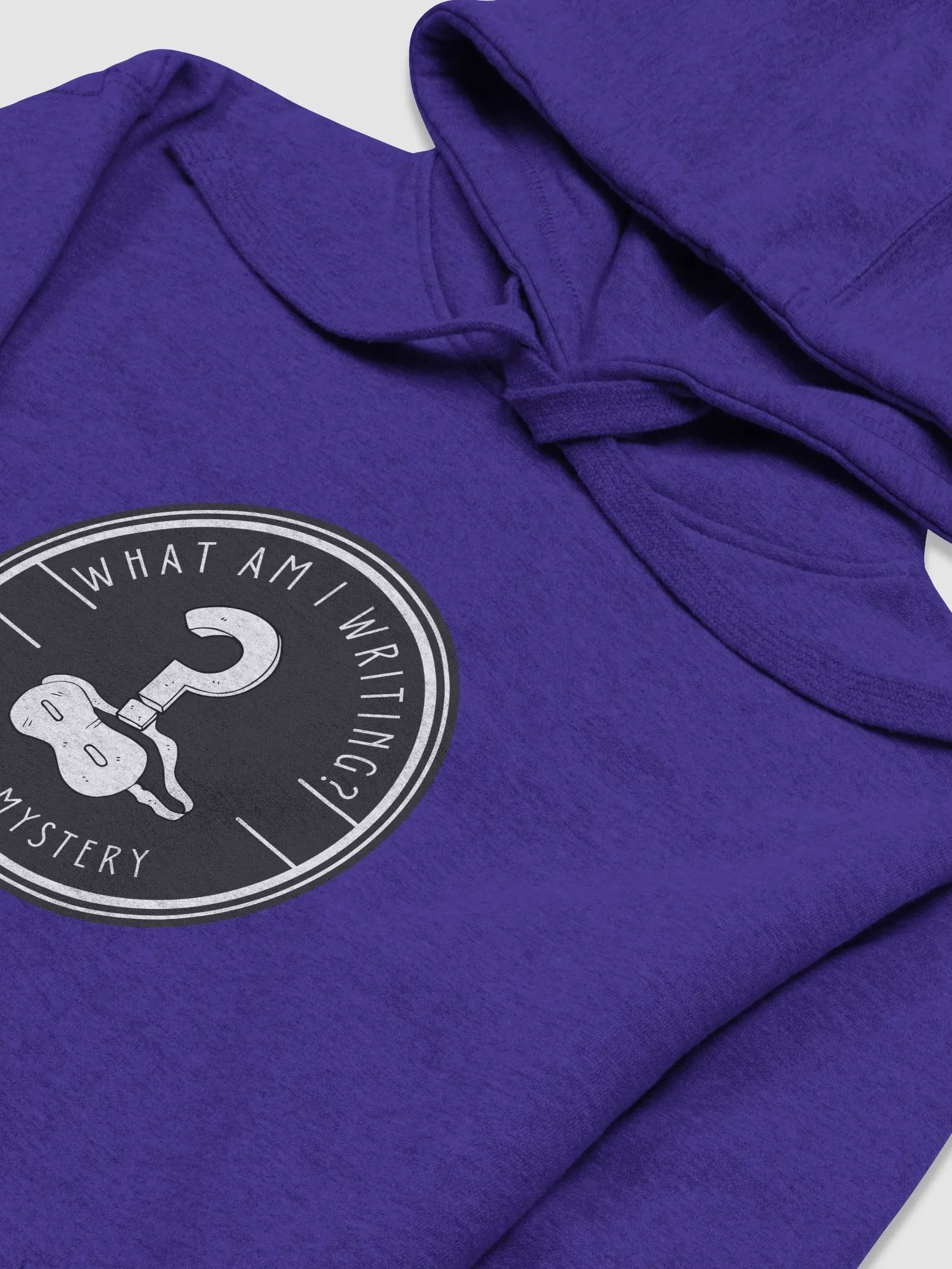 What am I Writing? It's a Mystery purple unisex Hoodie product image (3)