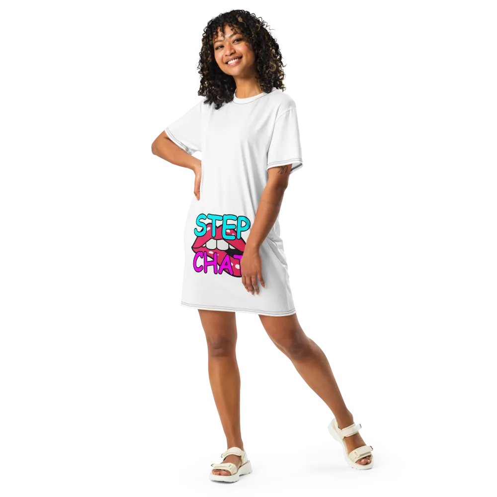 Naughty Stepchat Dress T-Shirt (White) product image (9)