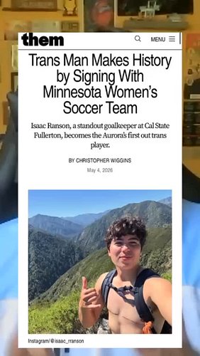 There’s a trans man playing in the USLW, and a lot of folks have thoughts. 

Please keep in mind that I am not hating his dec...