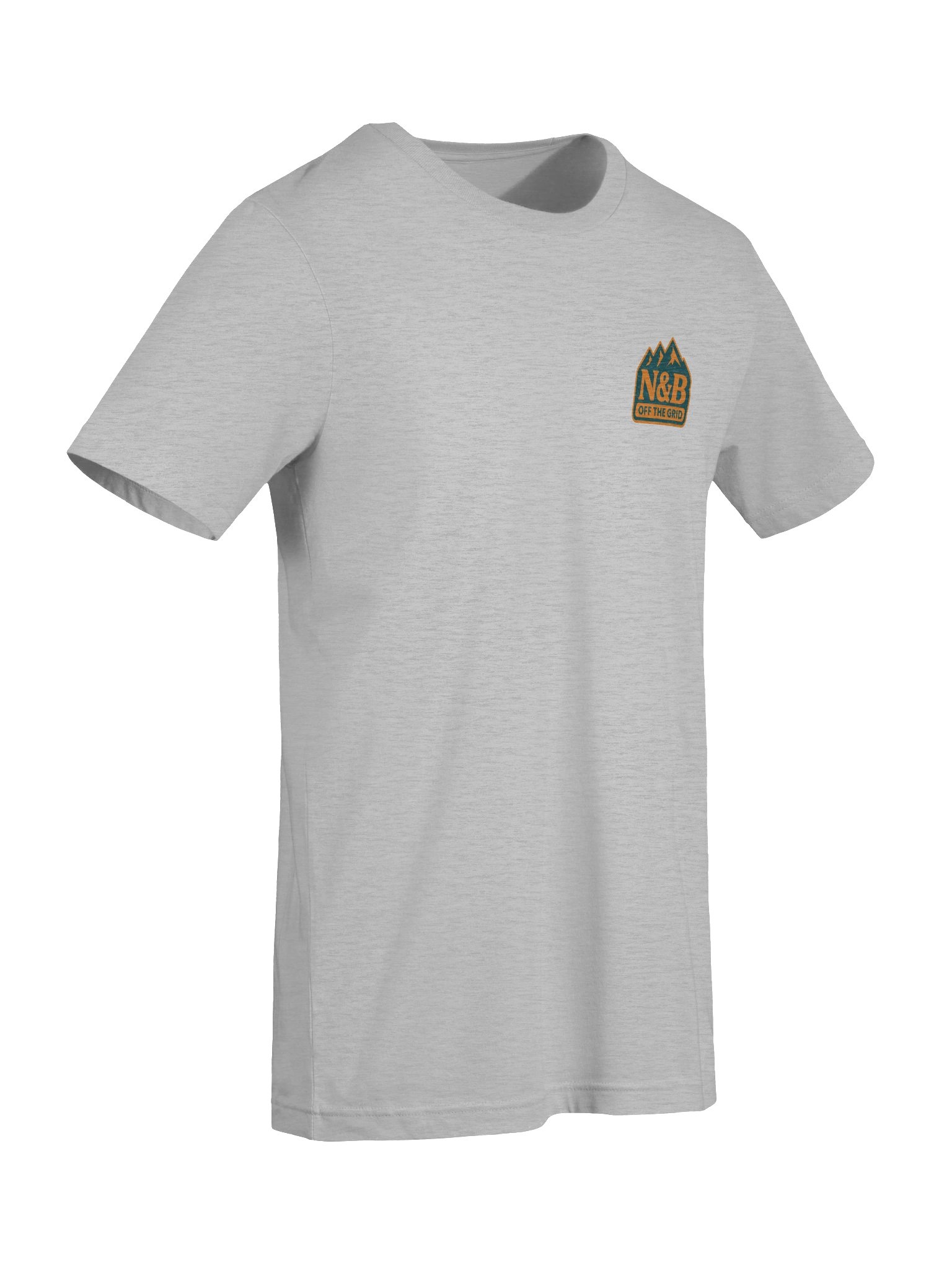 N&B Orange/Blue Off the Grid Grey Tee product image (9)