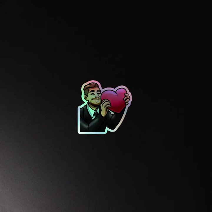 Heartfelt Holographic Love Sticker Set product image (4)