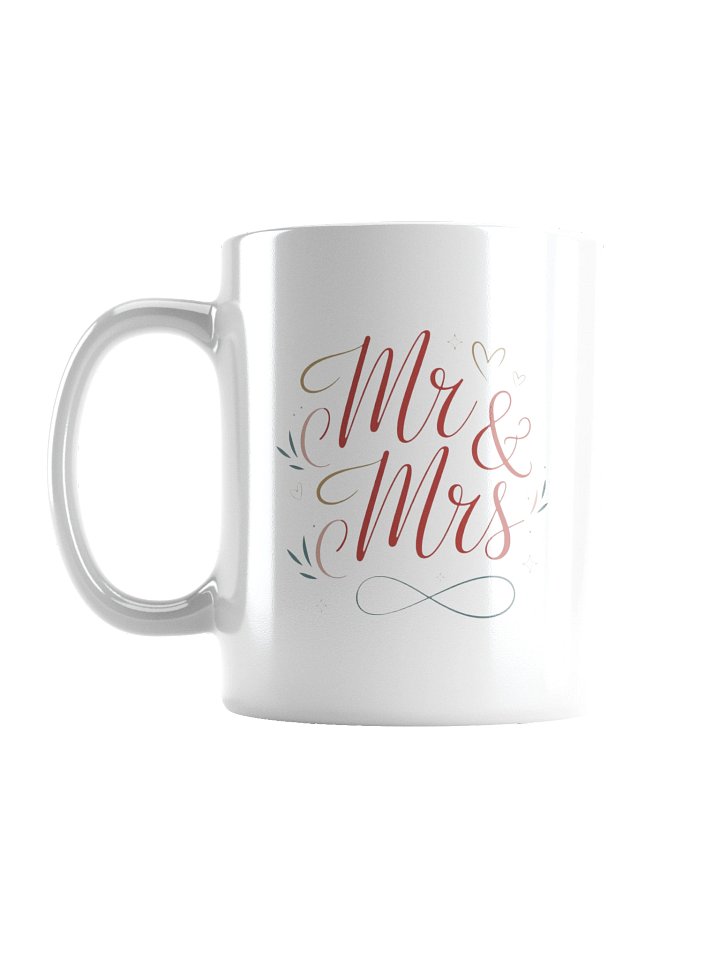 Minimalist Mr & Mrs Script Love Coffee Mug product image (3)
