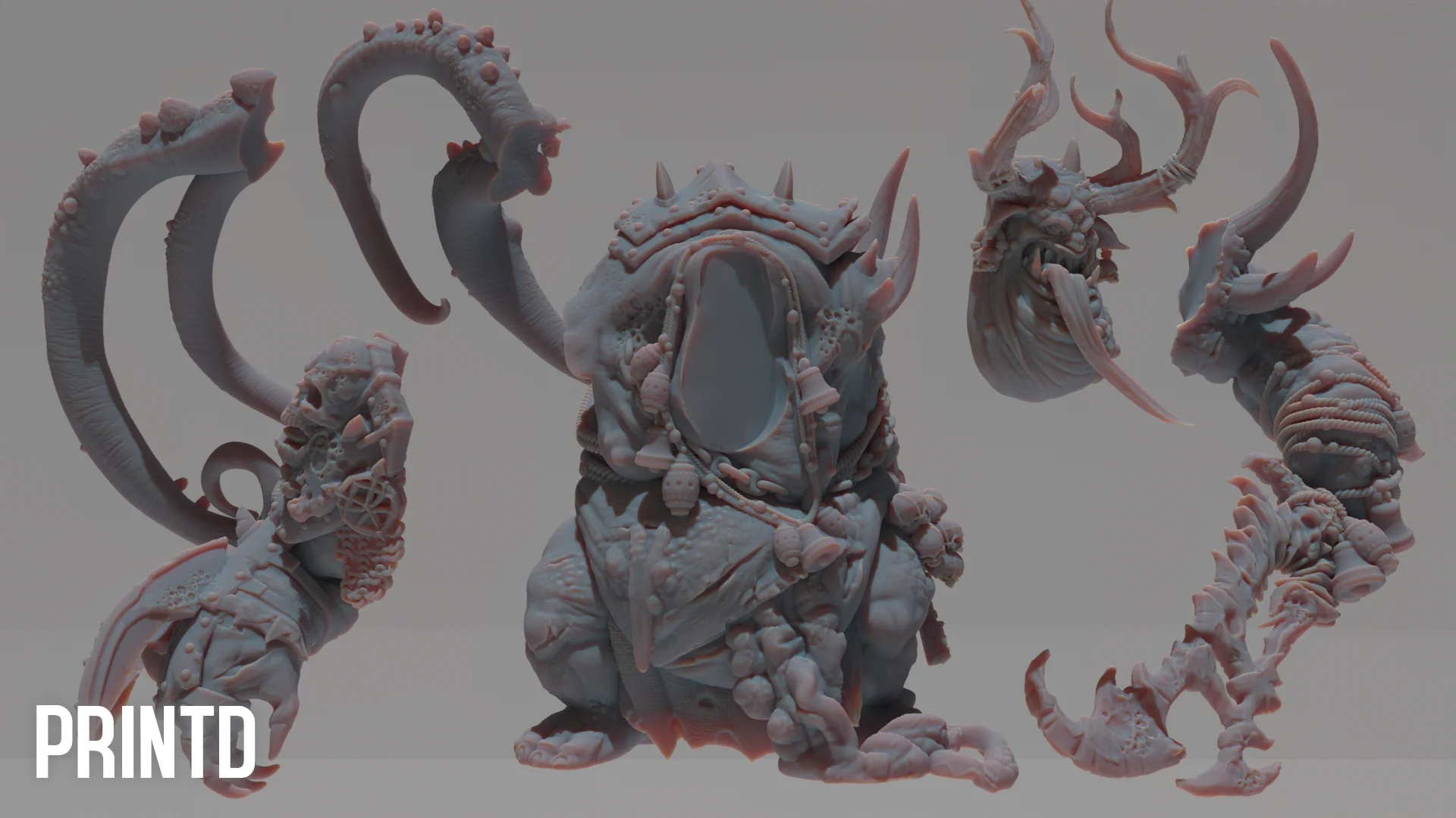 Bozzoth Greater Plague - Demon Resin 3D Printed Model product image (6)