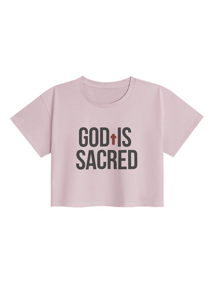GOD IS SACRED Crop Top product image (1)