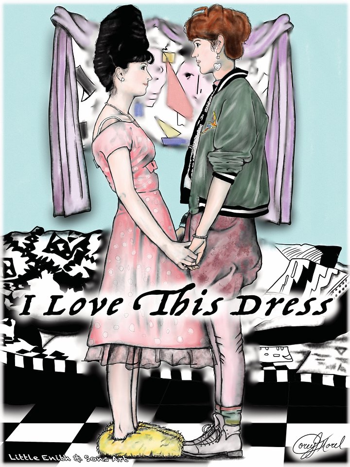 Prom Dress - Pretty In Pink - Print, Magnet, Sticker product image (1)