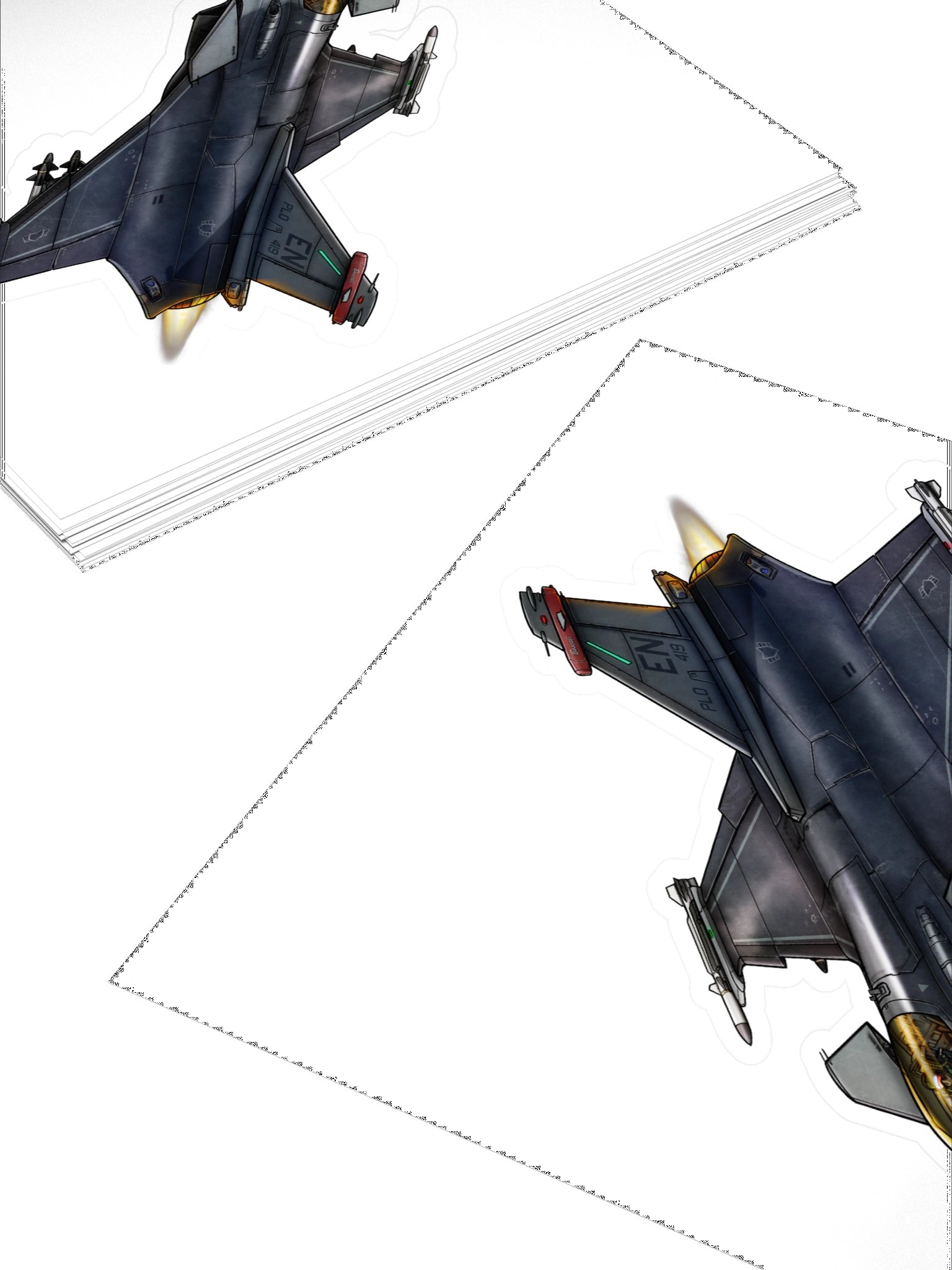 Revoker - Two Tone Grey (5.5 inch Sticker) product image (4)