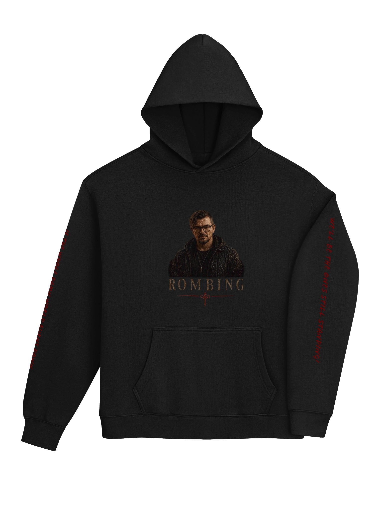 Rombing Dark Portrait Relaxed Hoodie product image (7)