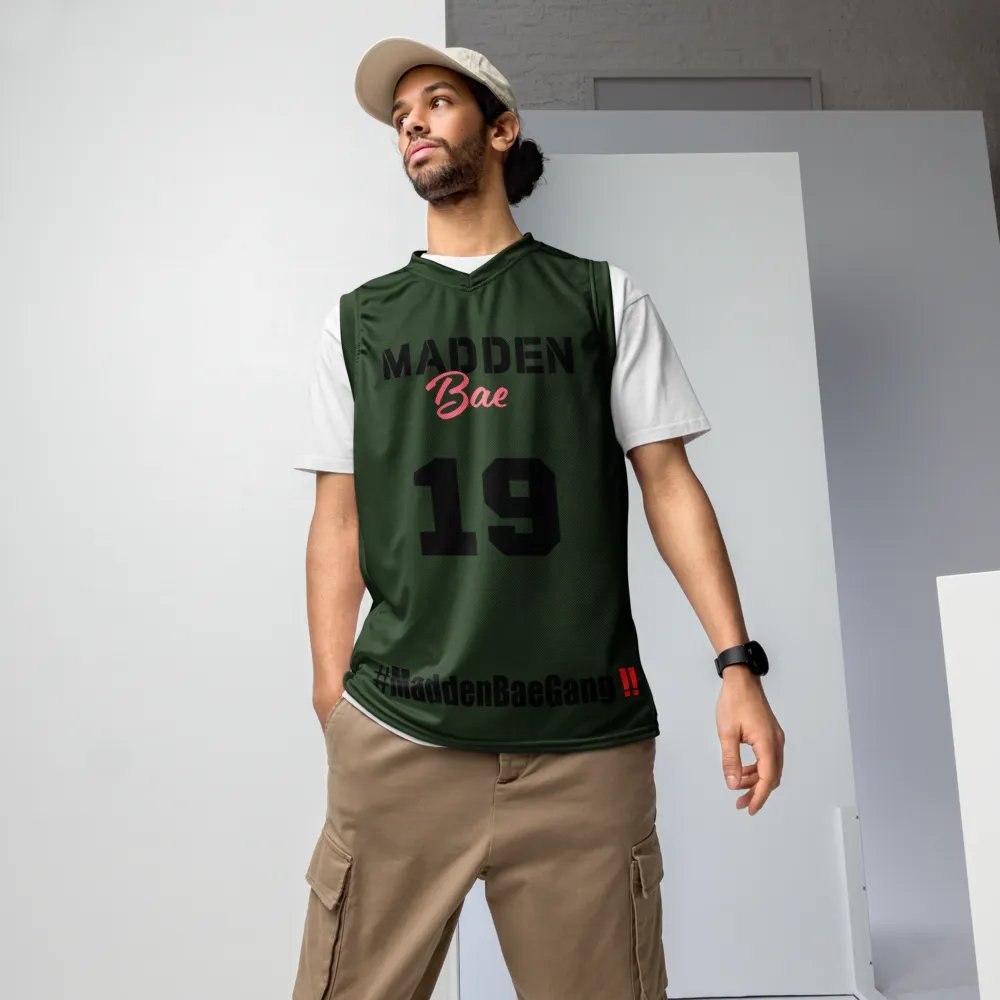Madden Bae Jersey 👨‍🎨 (Green+ Black Logo) product image (3)