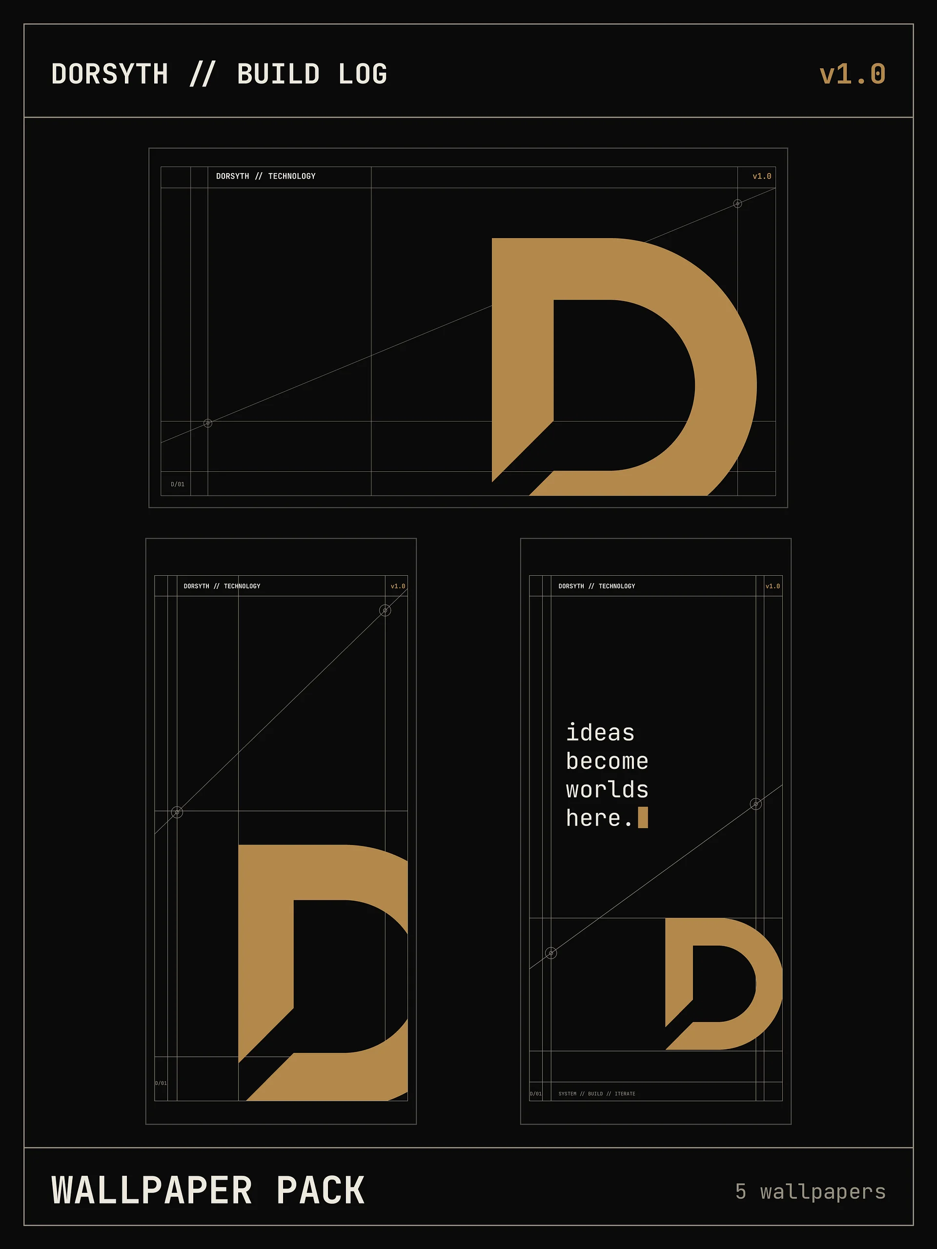 Dorsyth Technology — Build Log Wallpaper Pack product image (1)