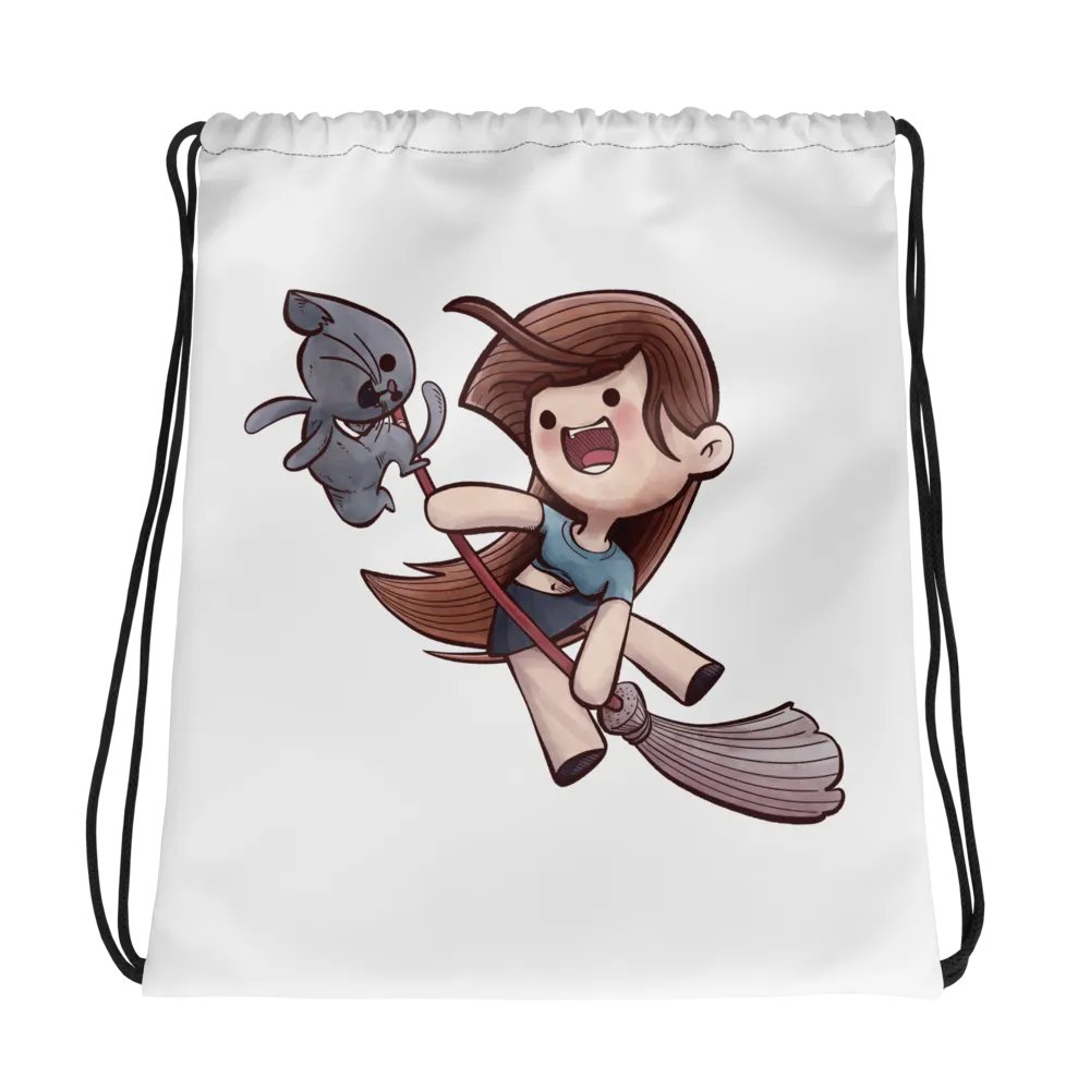 She & Her Pet | Drawstring Bag product image (1)