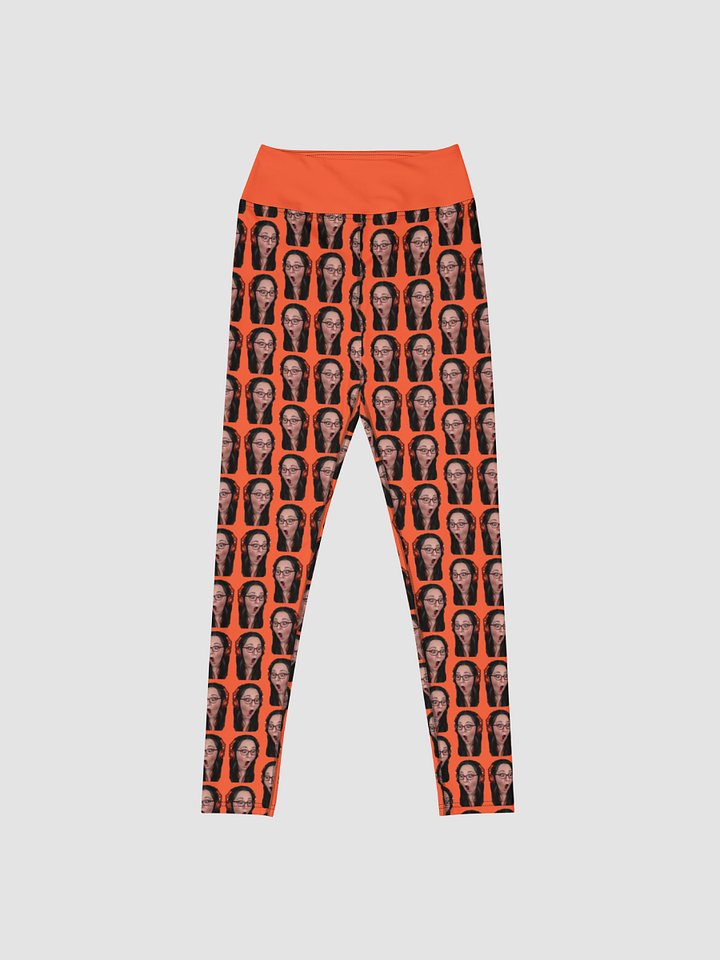 All-Over Print Pog Leggings - Orange product image (1)