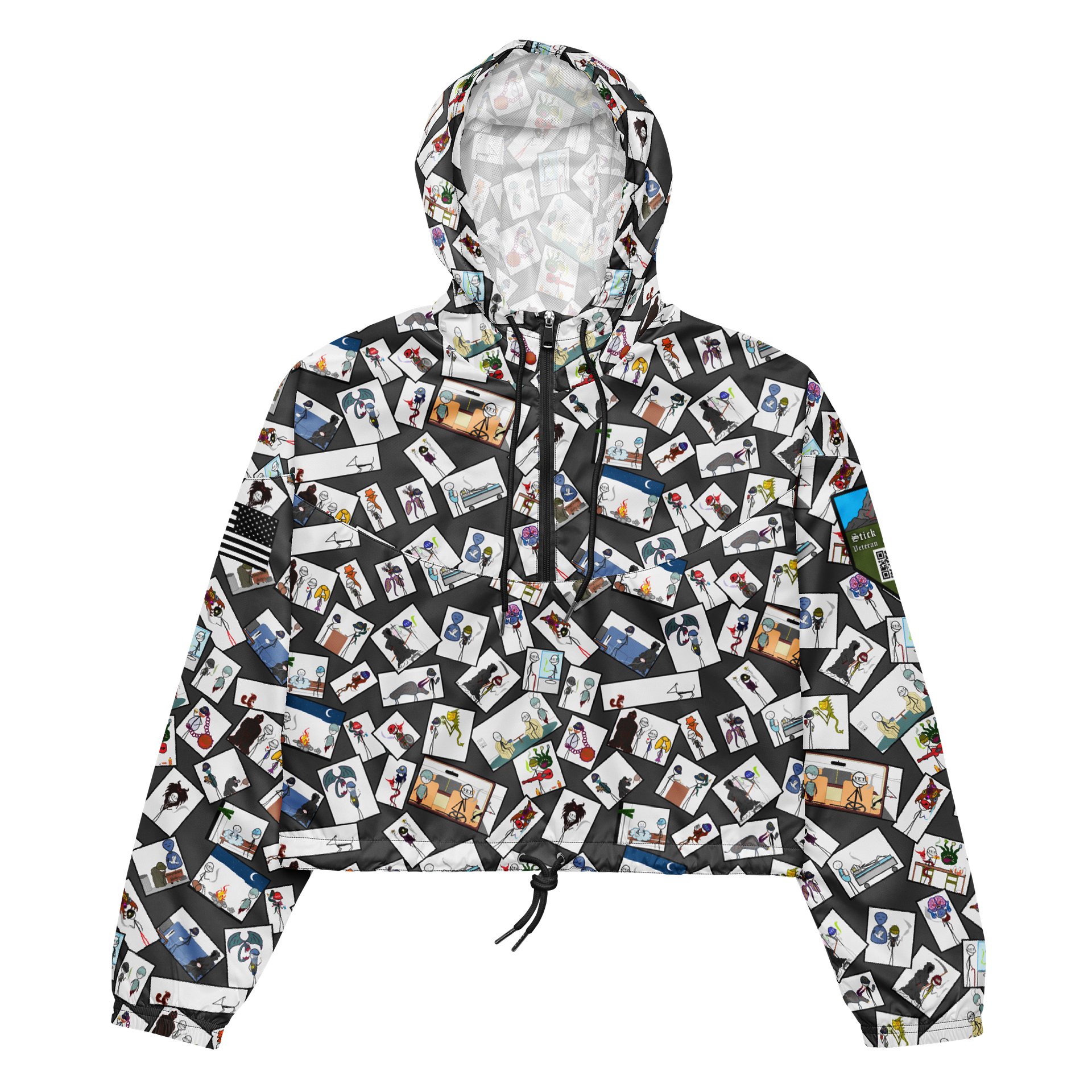 Stick Vet Womens Cropped Windbreaker product image (2)