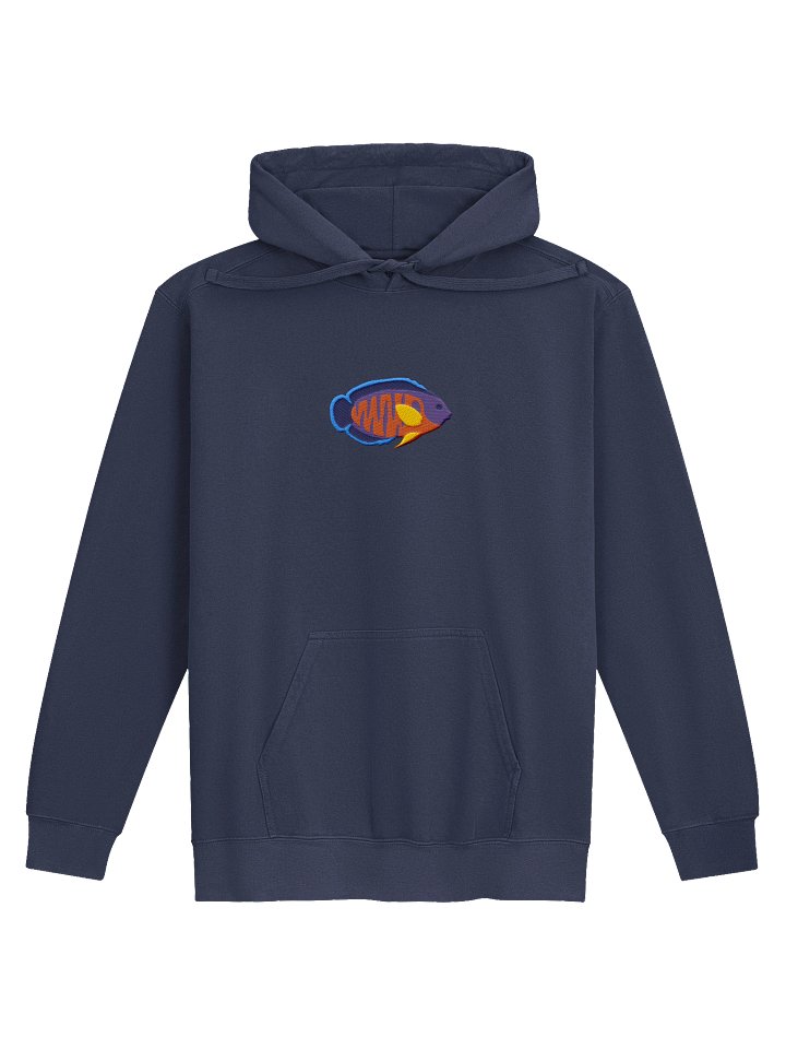 Coral Beauty Angelfish Embroidered Hoodie | Saltwater Reef Aquarium Fish & Marine Life Apparel product image (2)