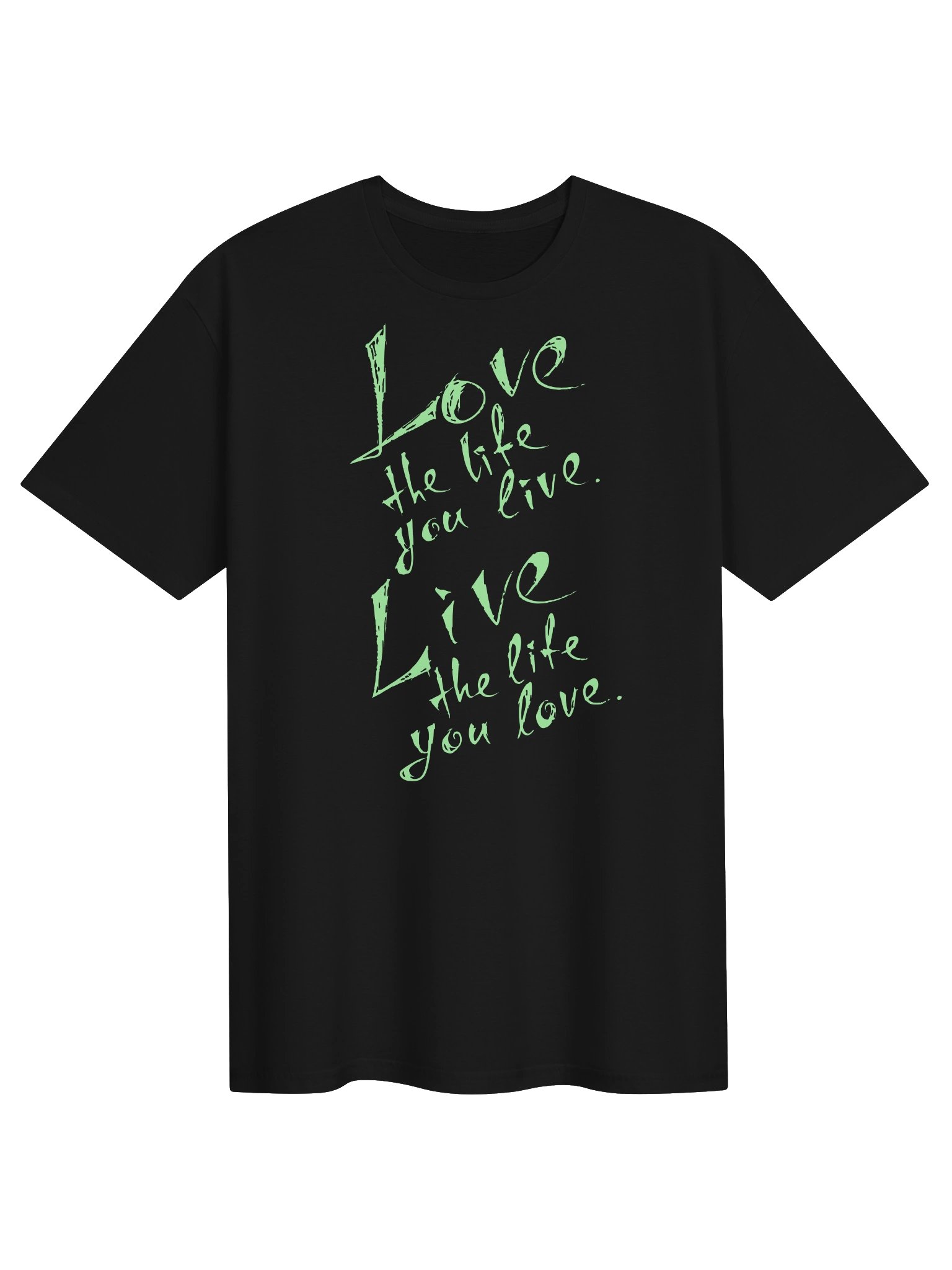 Love the life you live - Black product image (1)