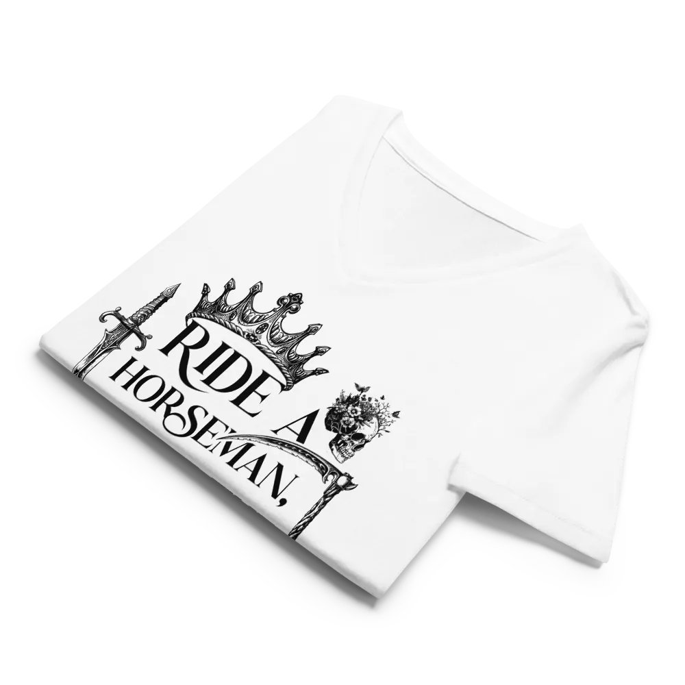 Ride a Horseman Bella+Canvas Women's Relaxed V-Neck T-Shirt product image (32)