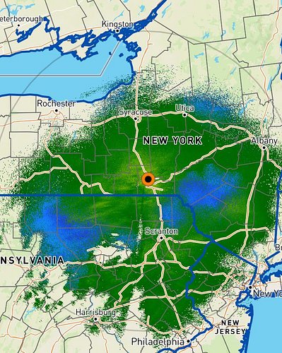 Snow and rain have started falling in parts of NY and PA. The battle has begun between temperature and elevation. Higher elev...