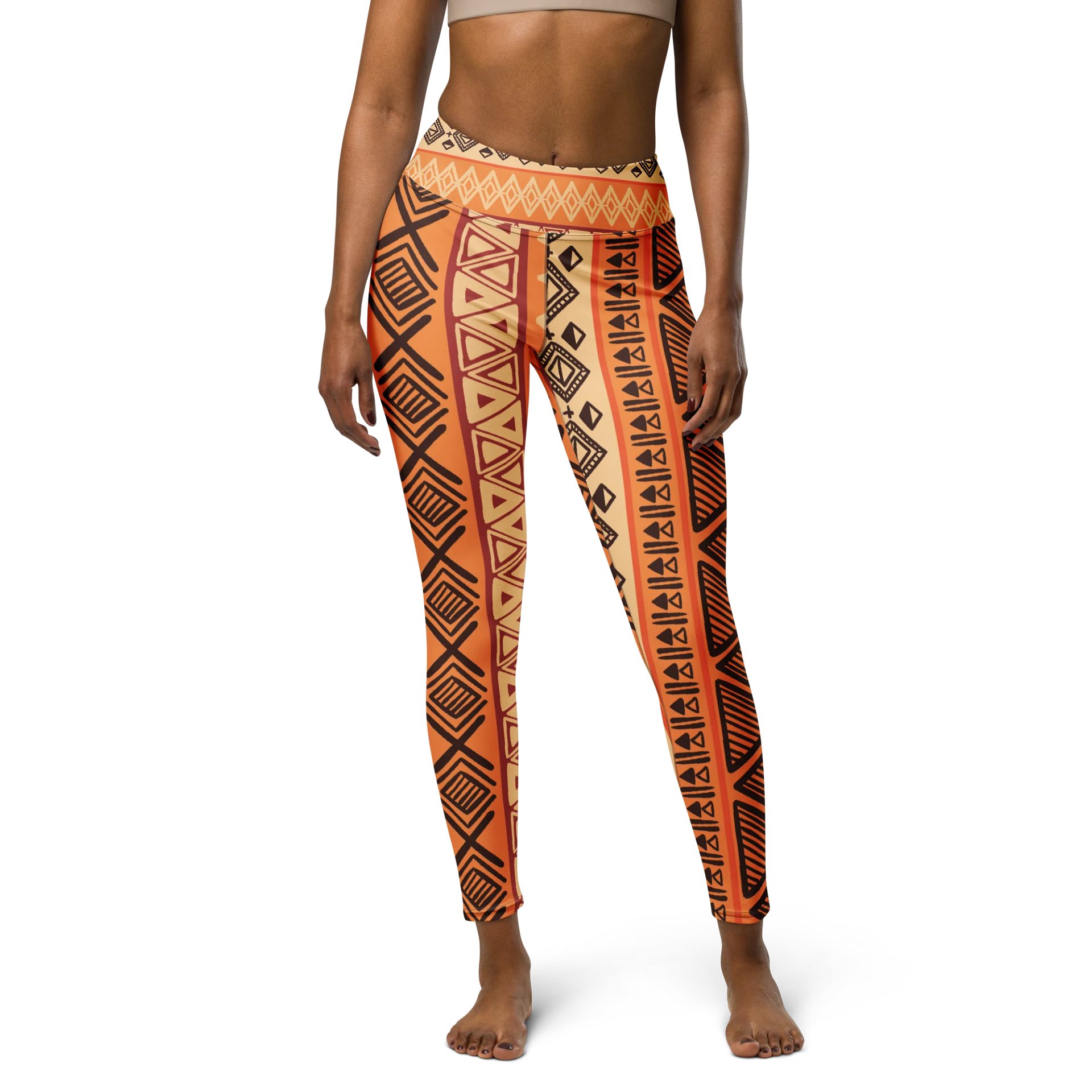 'Philius Apparel' Terra Cotta Kinte workout Leggings product image (1)
