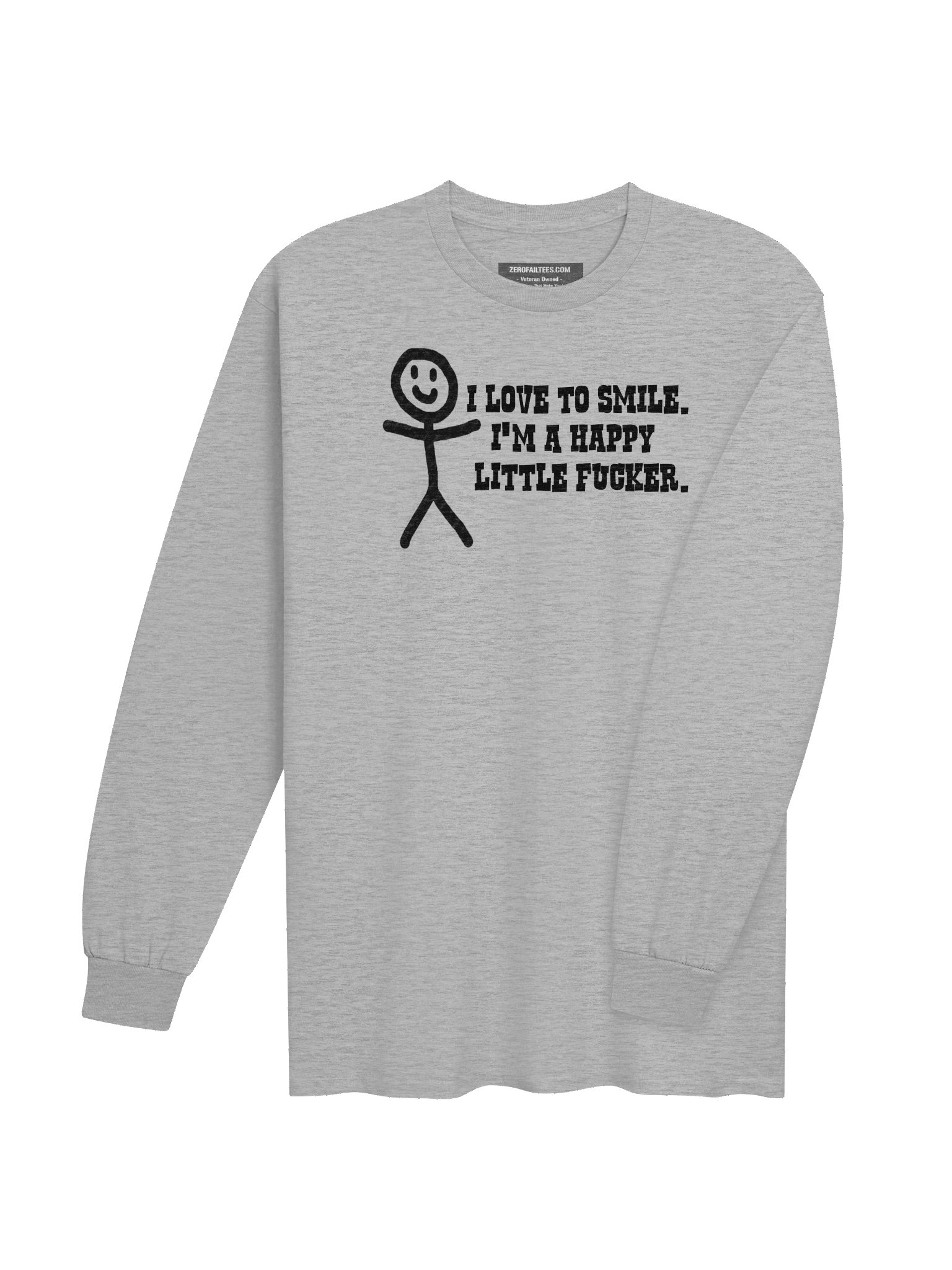 I Love To Smile Cotton Long Sleeve T-Shirt product image (22)