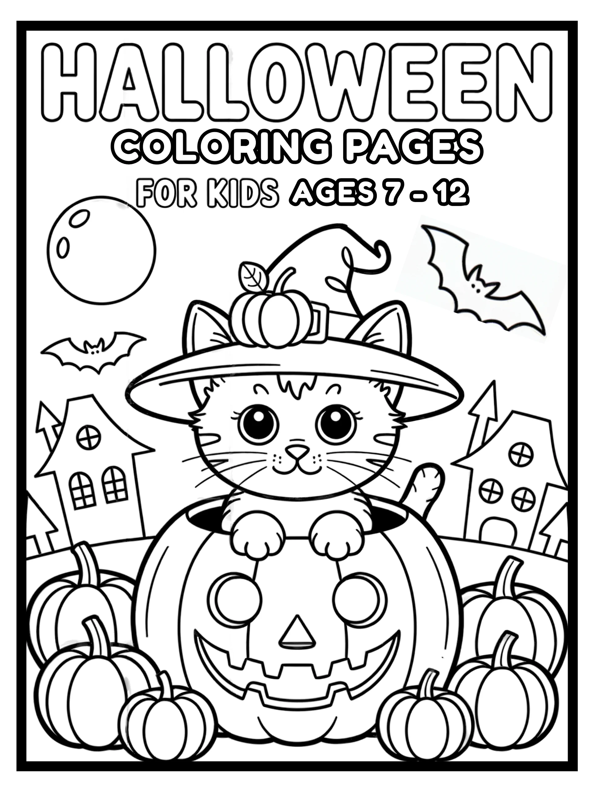 👻 150 Fun & Spooky Halloween Coloring Pages for Kids product image (5)