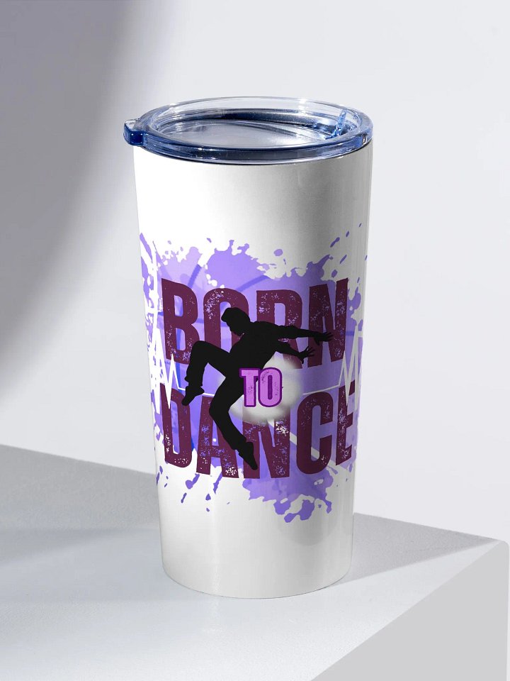 Dynamic Born to Dance His Silhouette Vibes Tumbler product image (2)