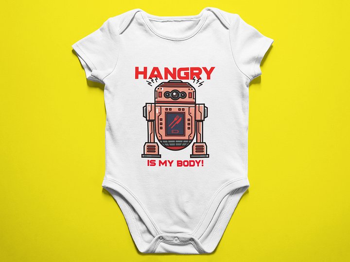 HANGRY - Baby Bodysuit Onesies for Boys and Girls product image (1)