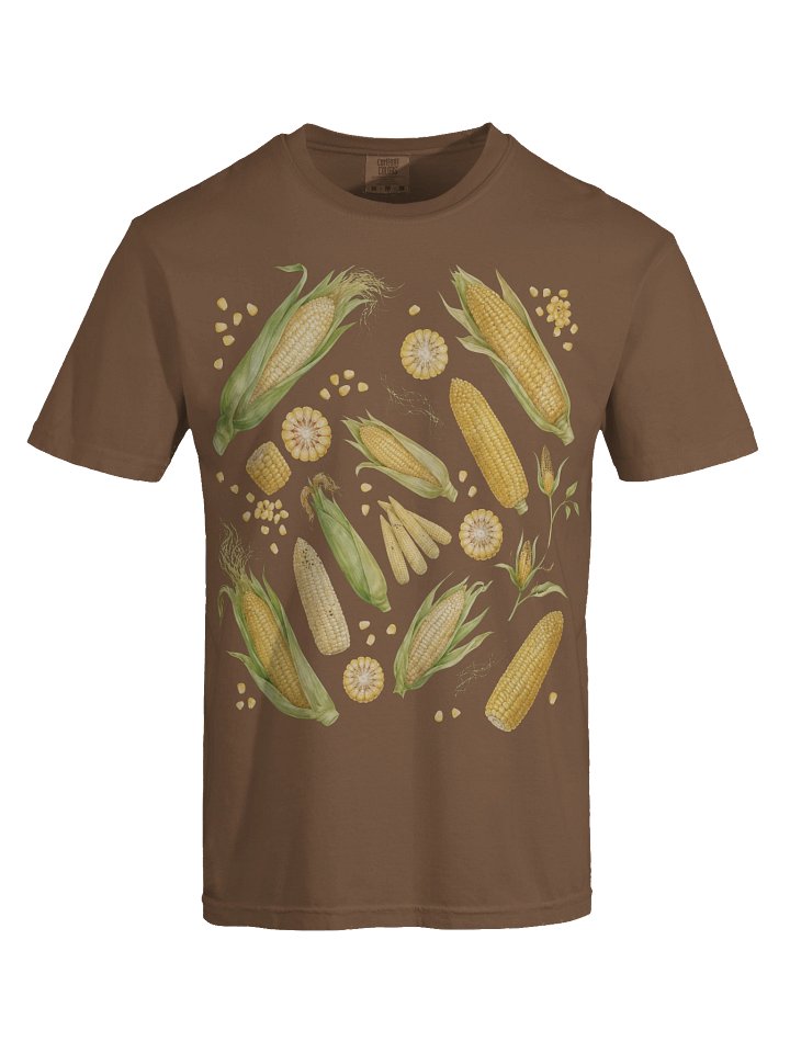 Corn Shirt, Vegetable Graphic Tee, Comfort Colors Unisex T-Shirt, Farmers Market Summer Food Shirt product image (17)