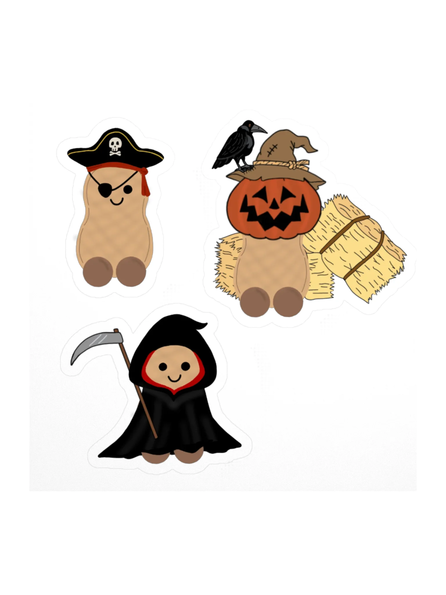 Dead Nuts Tell No Tales Stickers product image (1)
