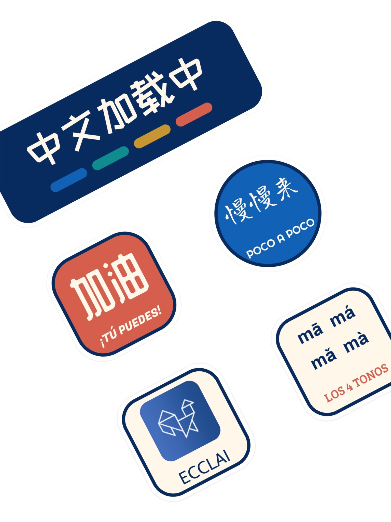 Stickers ECCLAI - Kit del estudiante de chino product image (1)