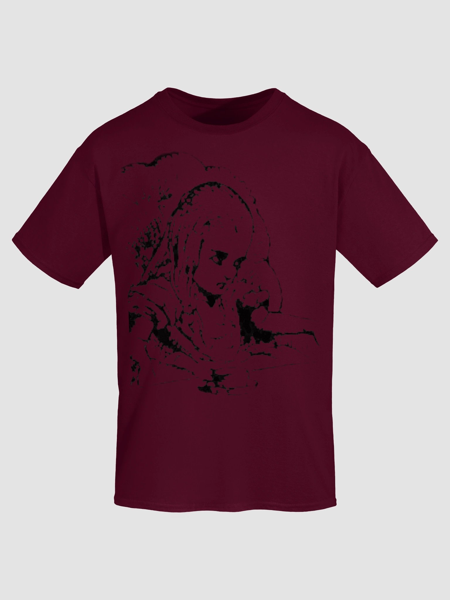 Alice Mad Tea-Party Unisex Heavyweight Cotton T-Shirt, Original John Tenniel Illustration product image (5)