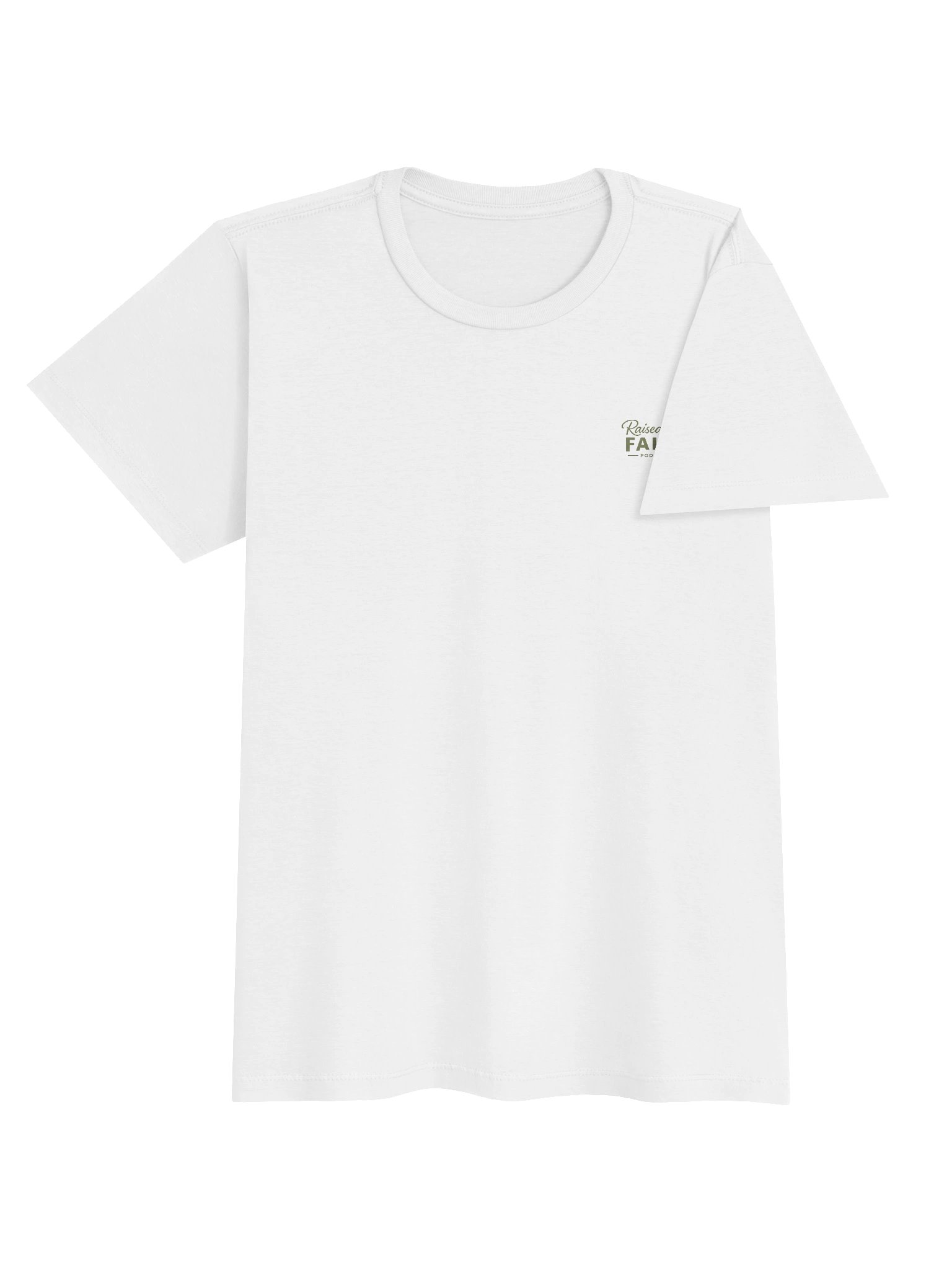 Raised on Faith Women's Tee - White/Green product image (4)