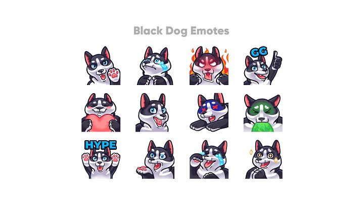 Dog Emotes 12-Pack product image (2)